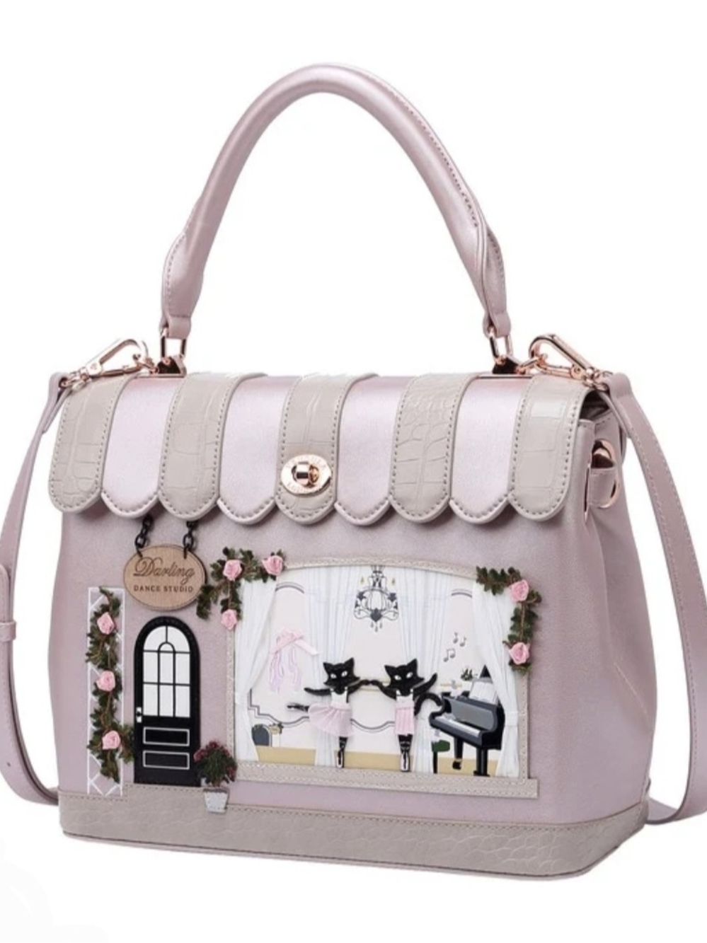Vendula Darling Dance Studio Pink Ballet-Themed Grace Bag